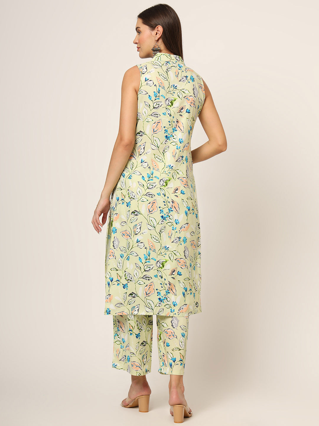 Cream-Rayon-Floral-Printed-Straight-2-Piece-Kurta-Set