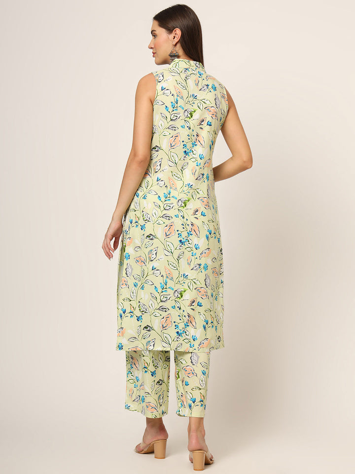 Cream-Rayon-Floral-Printed-Straight-2-Piece-Kurta-Set