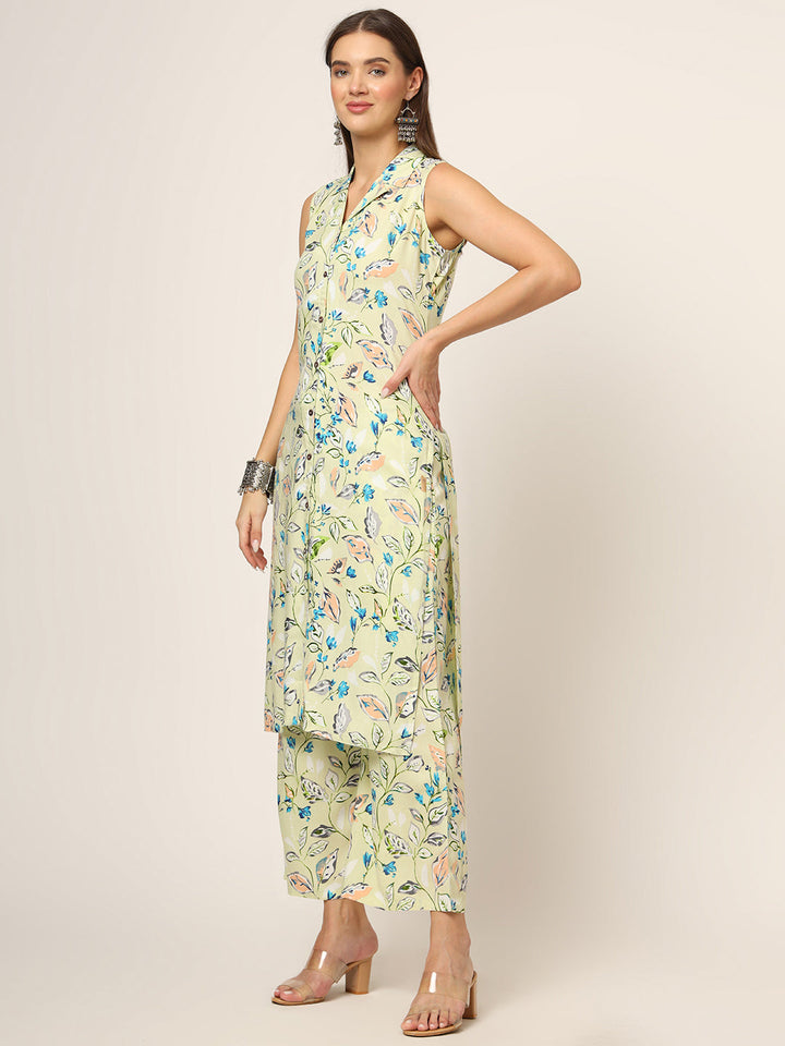 Cream-Rayon-Floral-Printed-Straight-2-Piece-Kurta-Set