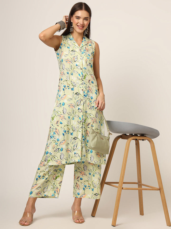 Cream-Rayon-Floral-Printed-Straight-2-Piece-Kurta-Set