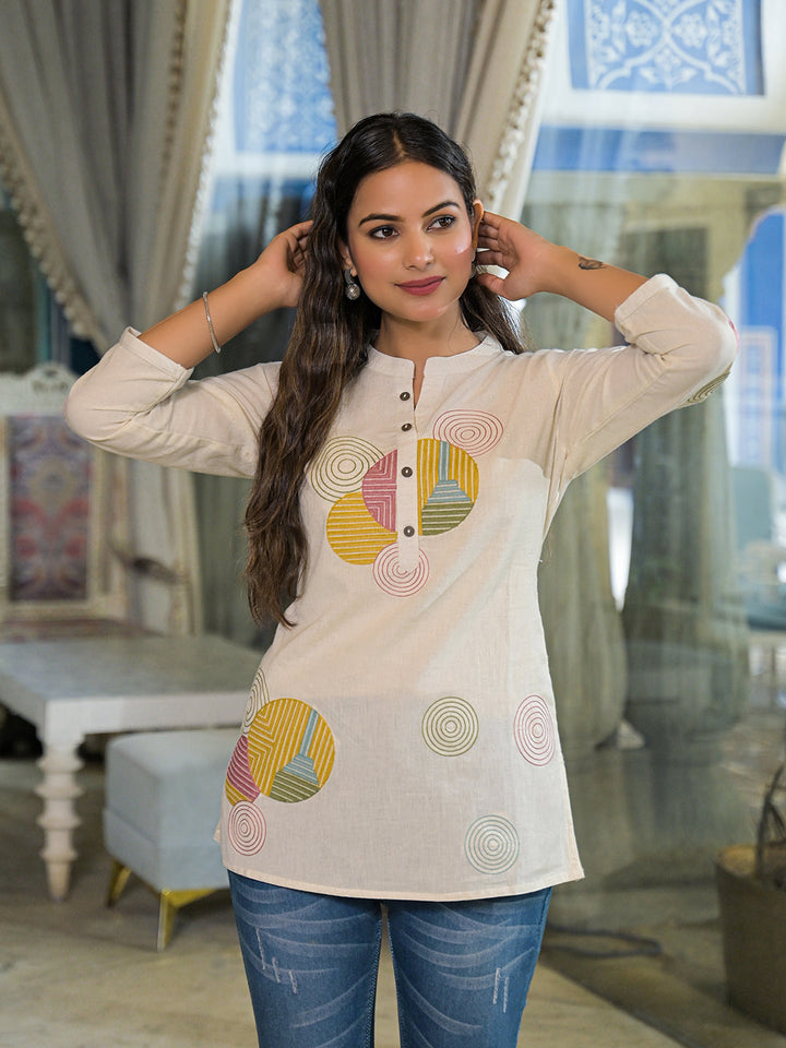 Off-White-Cotton-Embroidery-Straight-Top-Only