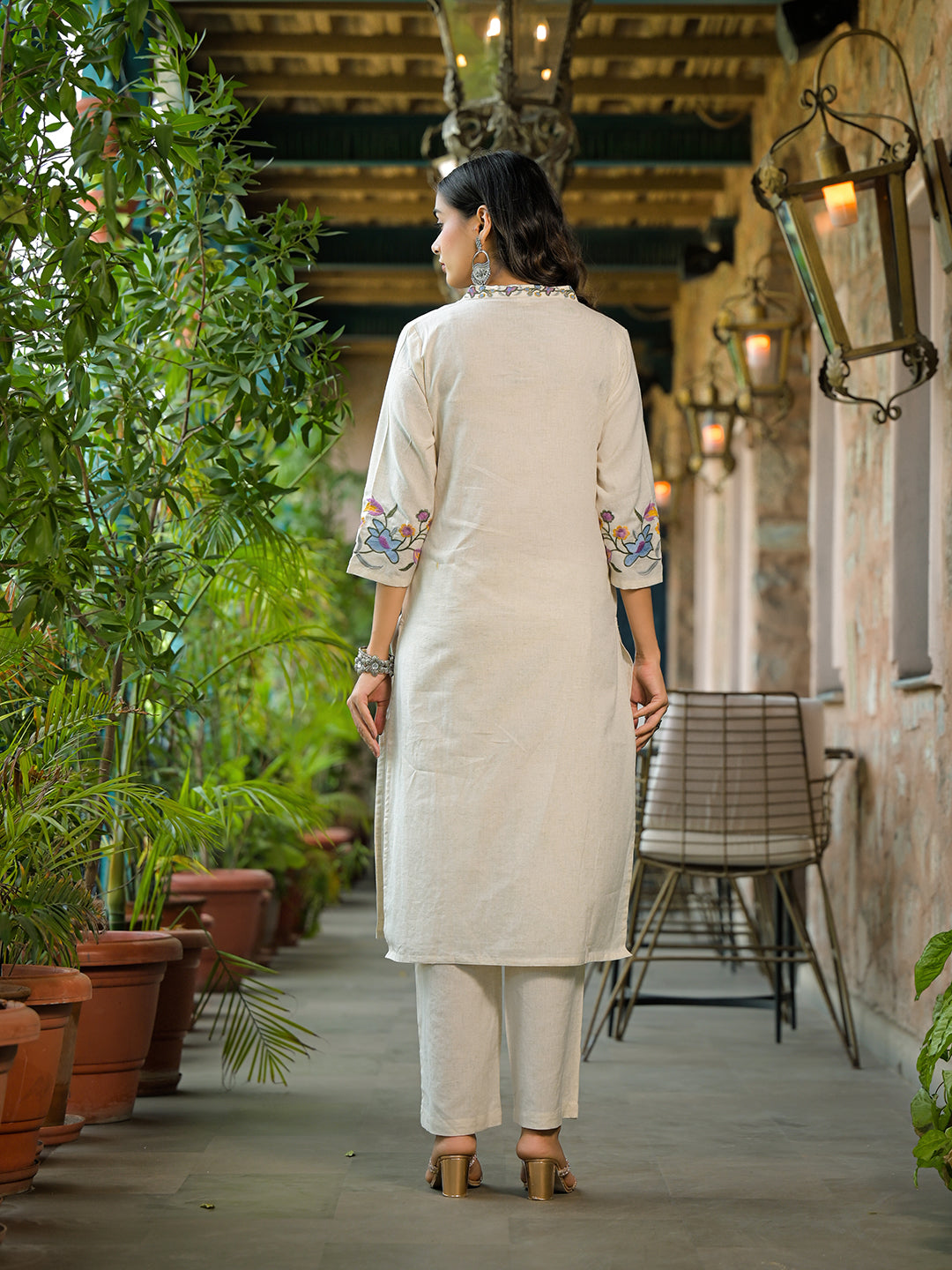 Off-White-Cotton-3-Piece-Kurta-Set