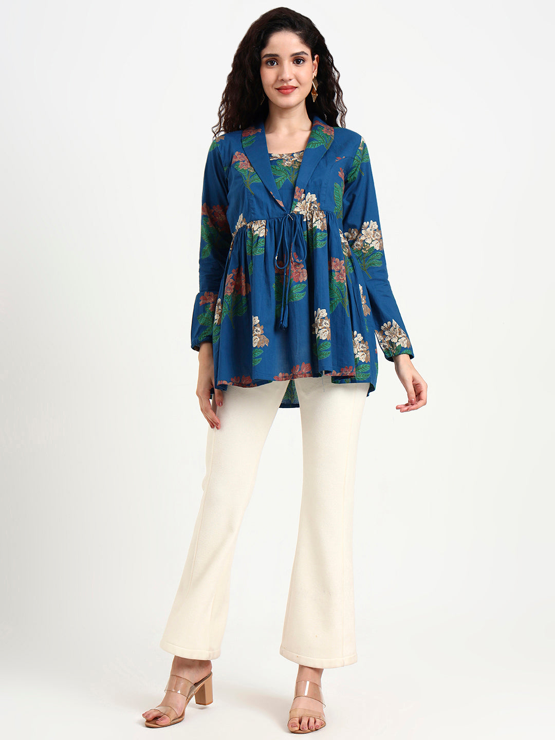 Sky-Blue-Cotton-Floral-Print-Top-Only