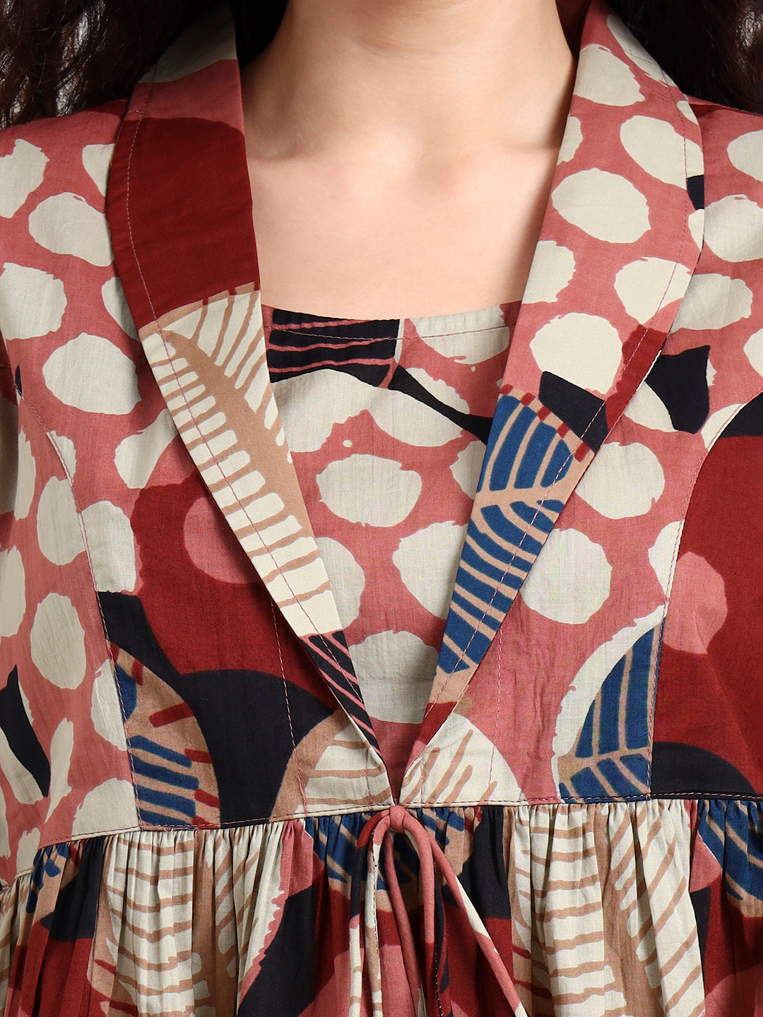 Maroon-Cotton-Floral-Print-Top-Only