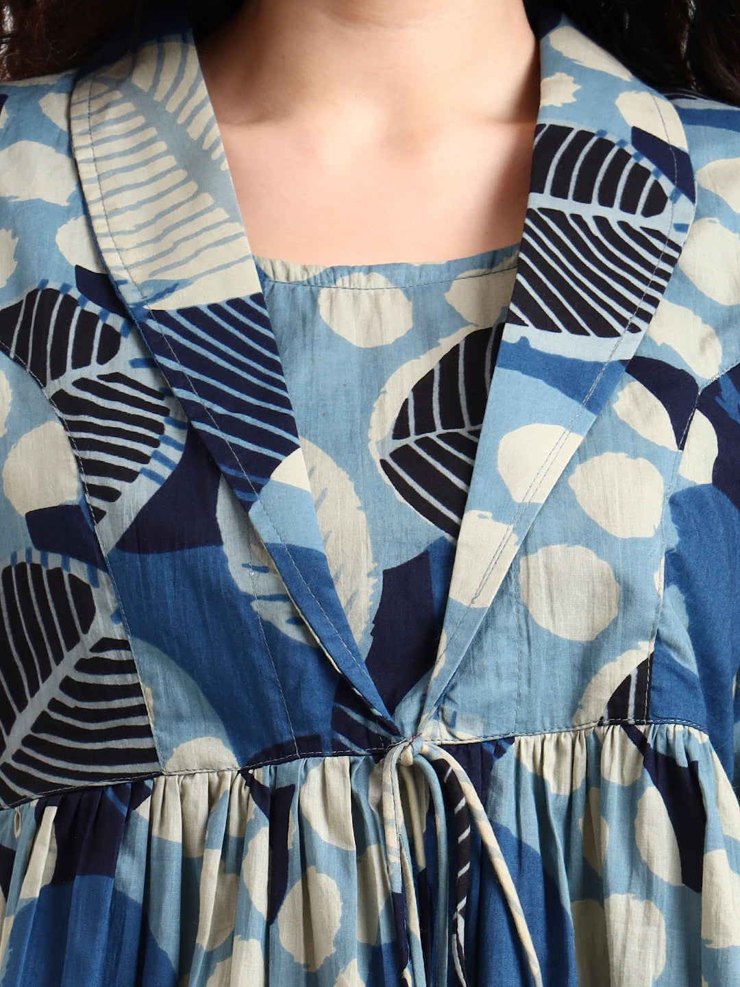 Blue-Cotton-Floral-Print-Top-Only