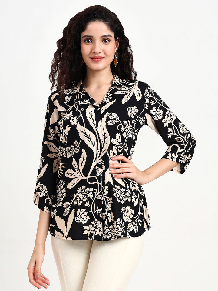 Black-Rayon-Floral-Print-Top-Only