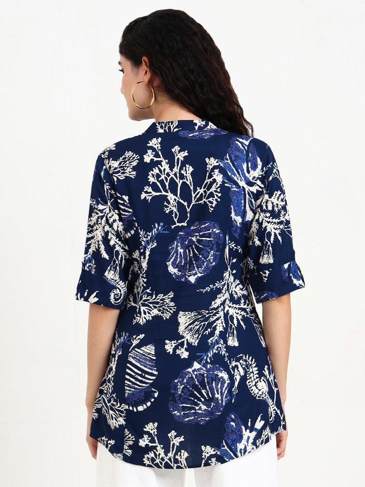 Blue-Rayon-Printed-Top-Only