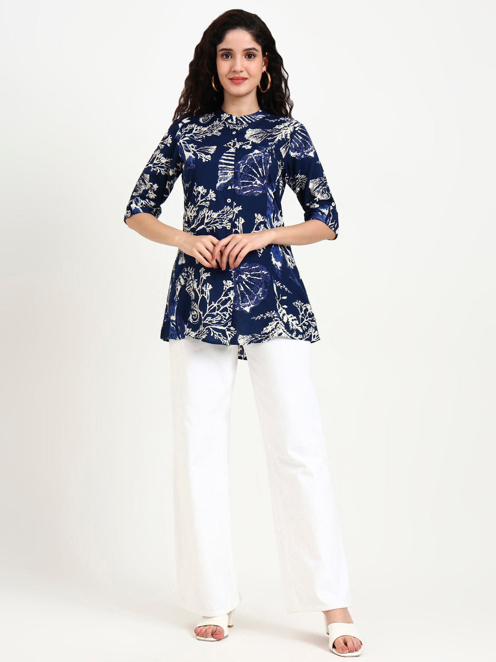 Blue-Rayon-Printed-Top-Only