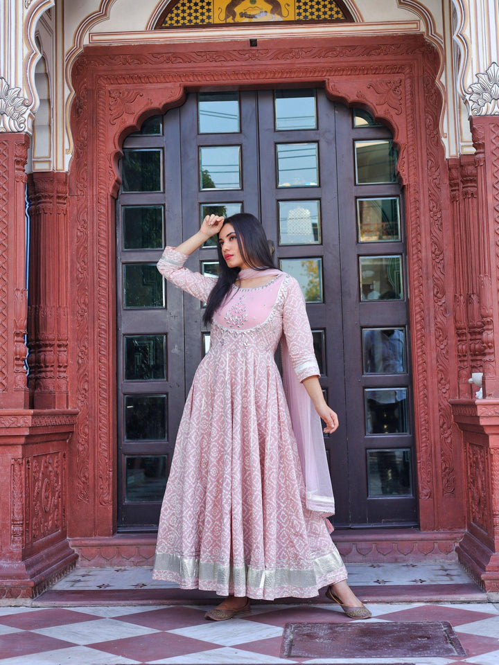Light-Pink-Cotton-3-Piece-Anarkali-Set