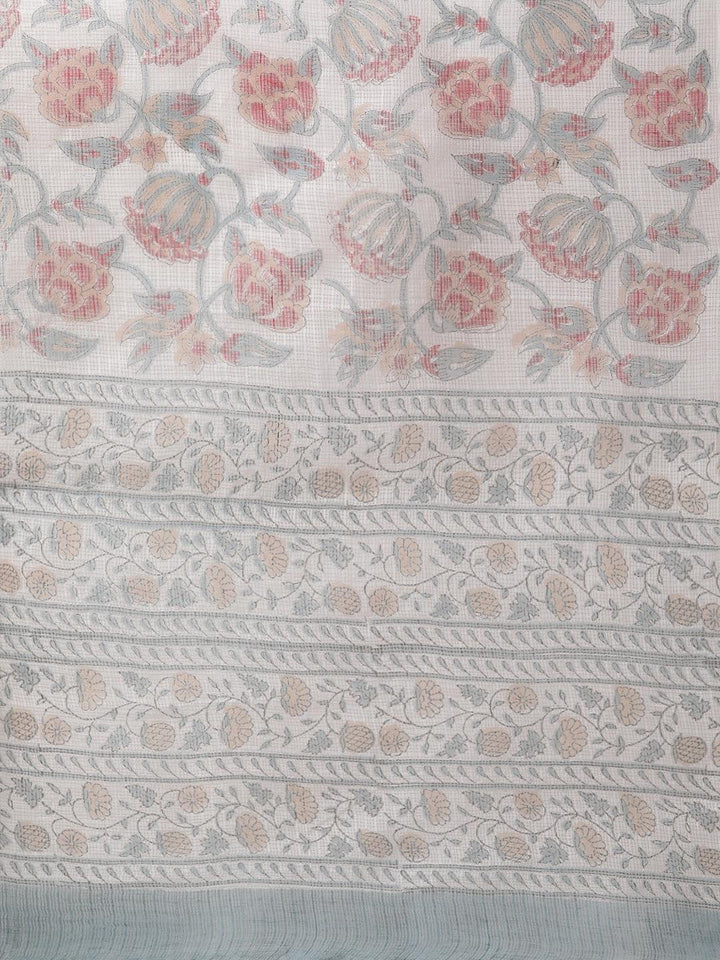 Turquoise-Blue-Pure-Cotton-Hand-Block-Printed-3-Piece-Kurta-Set