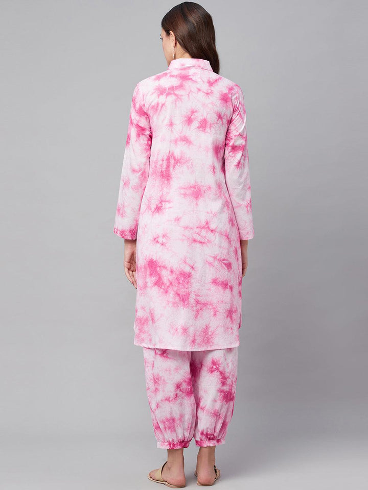 Pink-Cotton-Shirt-Style-2-Piece-Kurta-Set