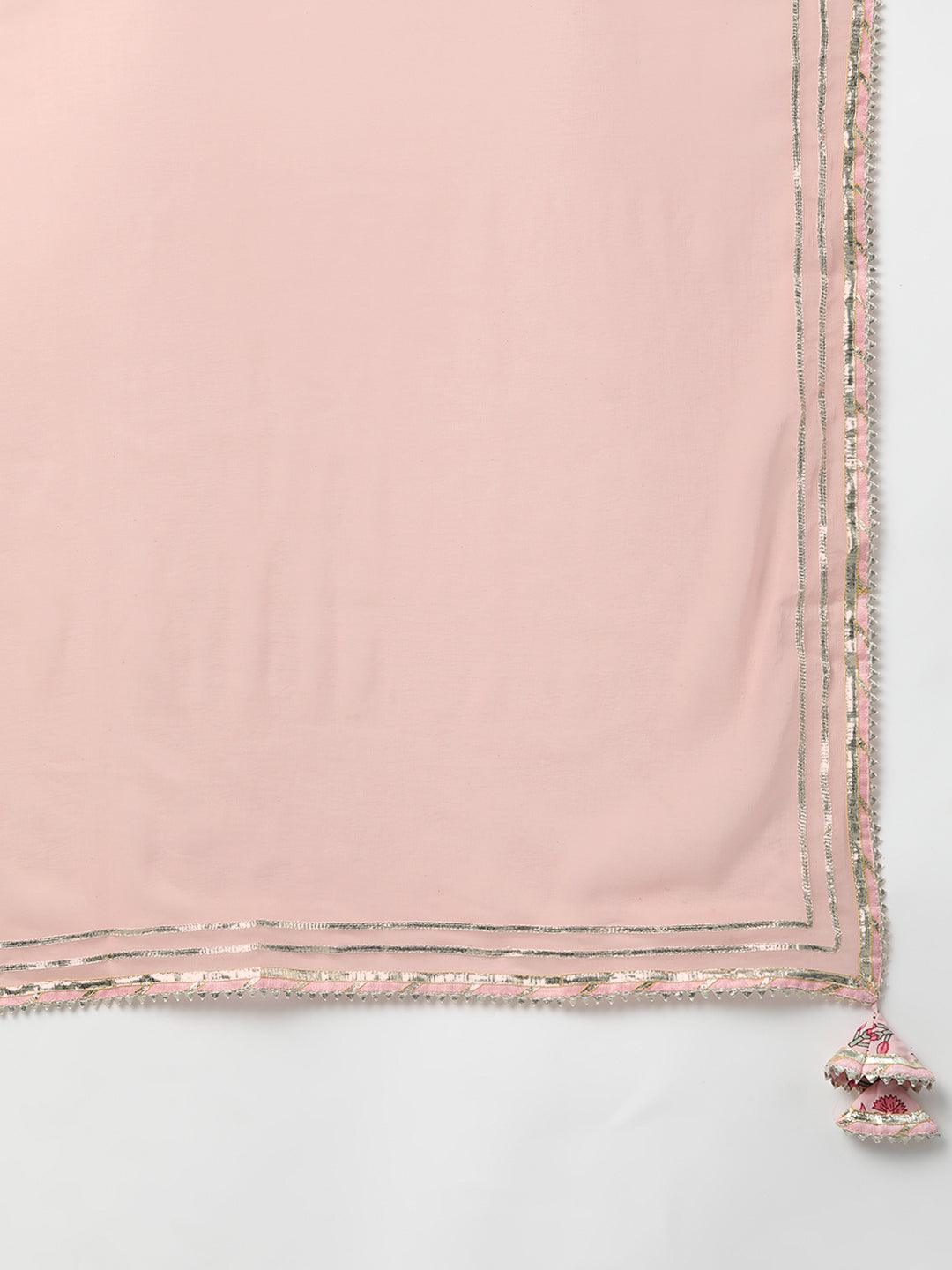 Pink-Cotton-Straight-3-Piece-Kurta-Set
