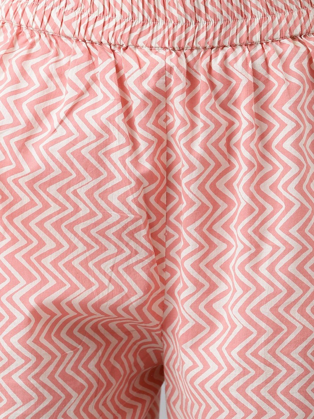 Pink-Pure-Cotton-Shirt-Style-Co-Ord-Set