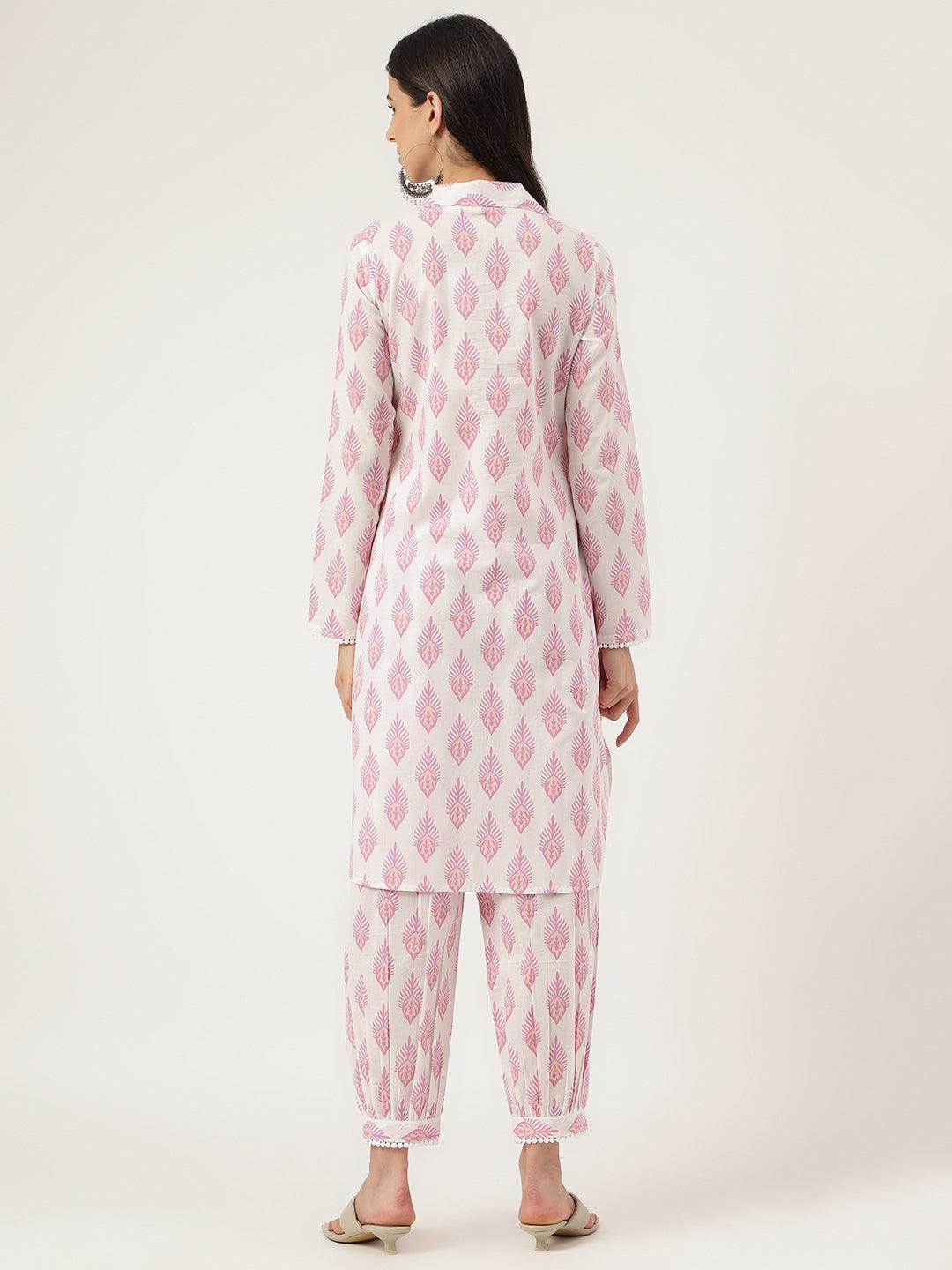 White-Pure-Cotton-Cotton-Straight-3-Piece-Kurta-Set