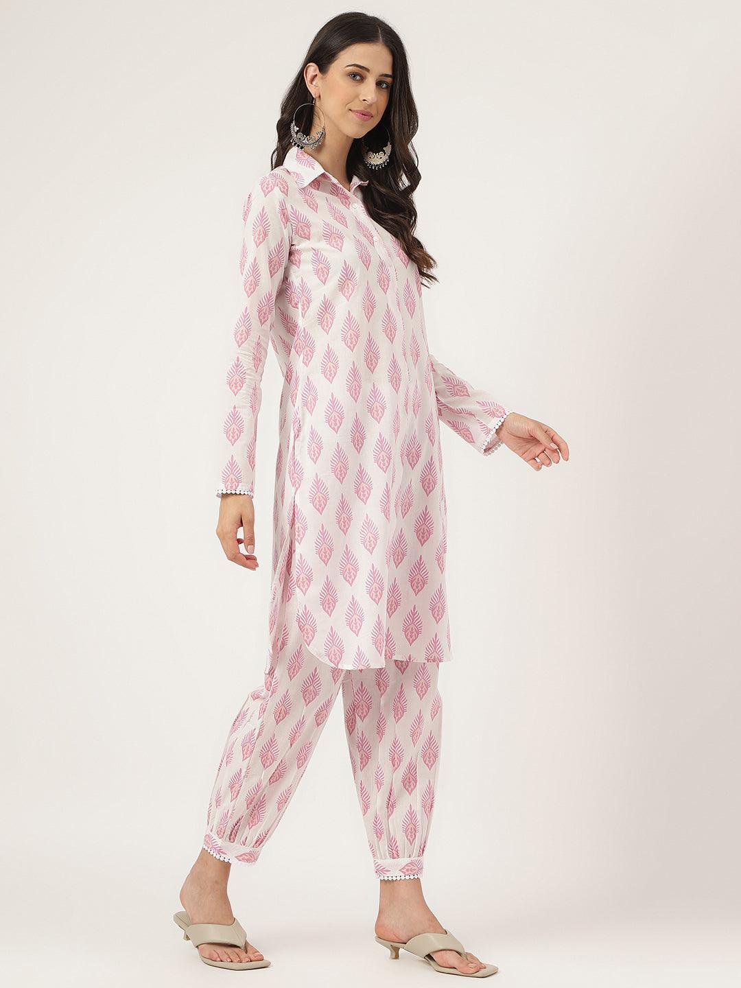 White-Pure-Cotton-Cotton-Straight-3-Piece-Kurta-Set
