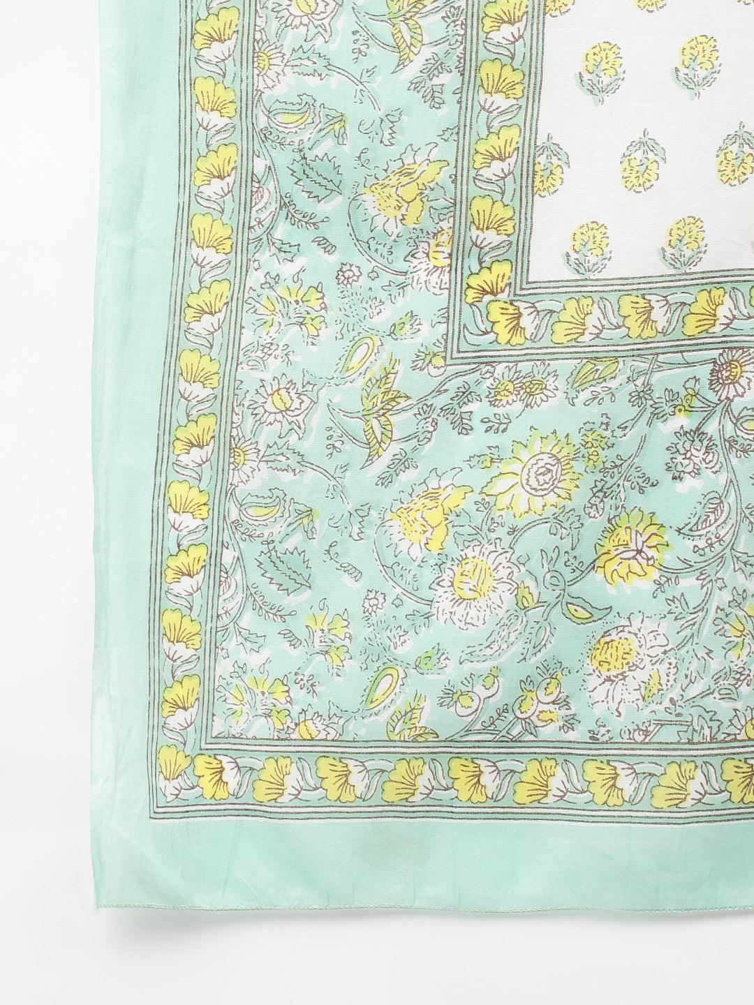 Mint-Green-Pure-Cotton-Floral-Printed-3-Piece-Kurta-Set