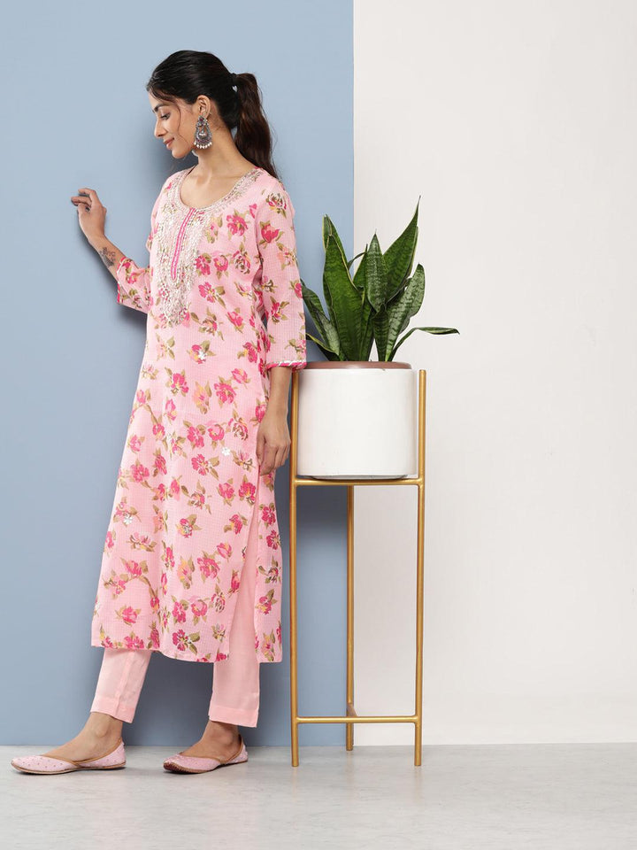 Pink-Pure-Cotton-Floral-Printed-3-Piece-Kurta-Set-S