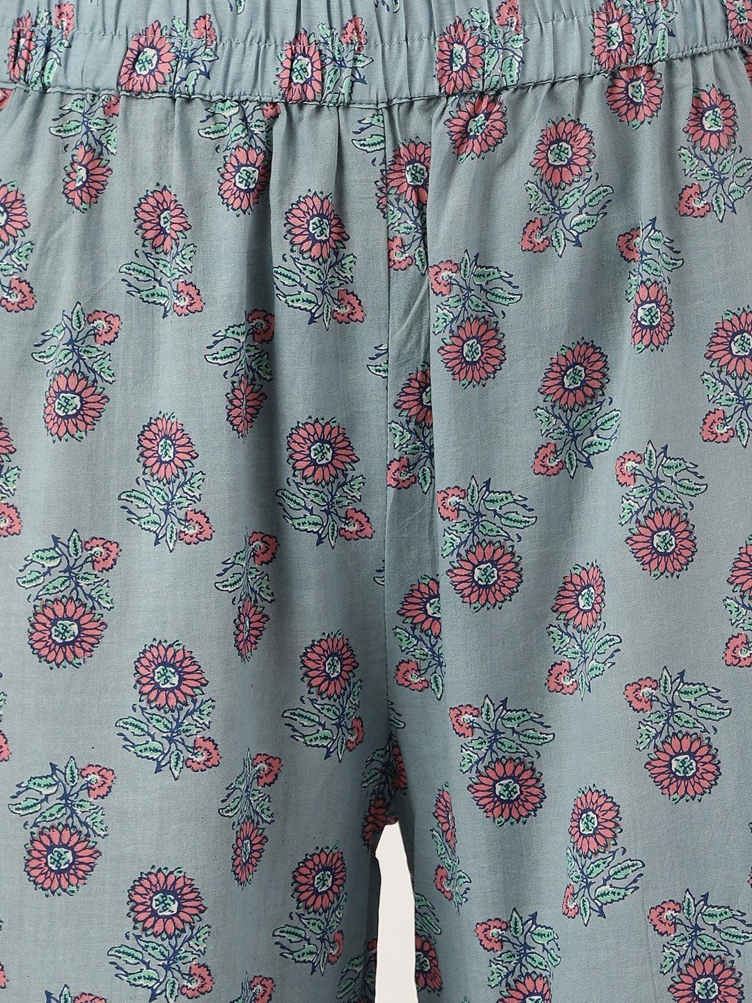 Turquoise-Blue-Cotton-Sleeves-Less-3-Piece-Sharara-Set