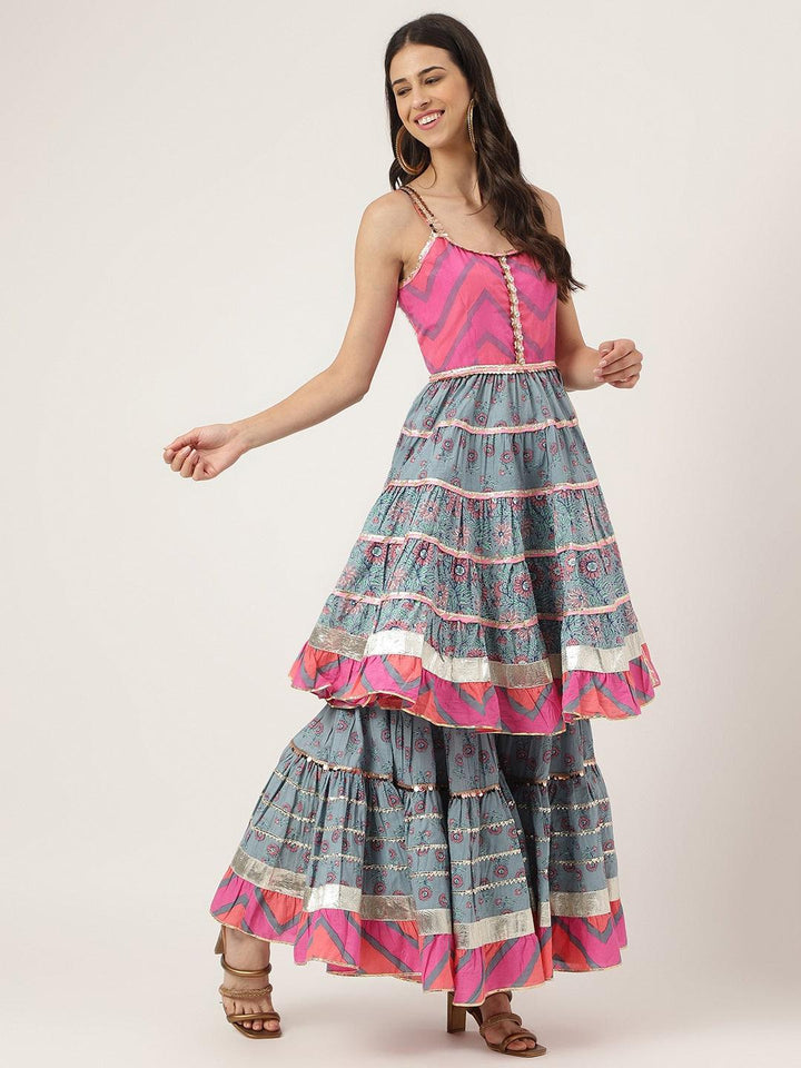 Turquoise-Blue-Cotton-Sleeves-Less-3-Piece-Sharara-Set