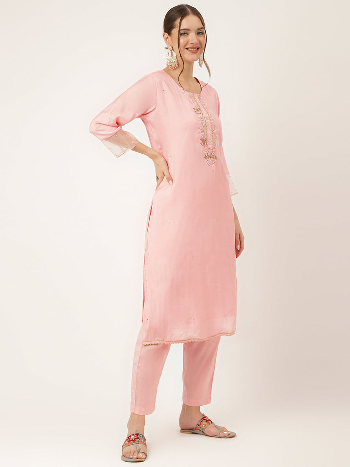 Baby-Pink-Chanderi-Embroidered-3-Piece-Kurta-Set