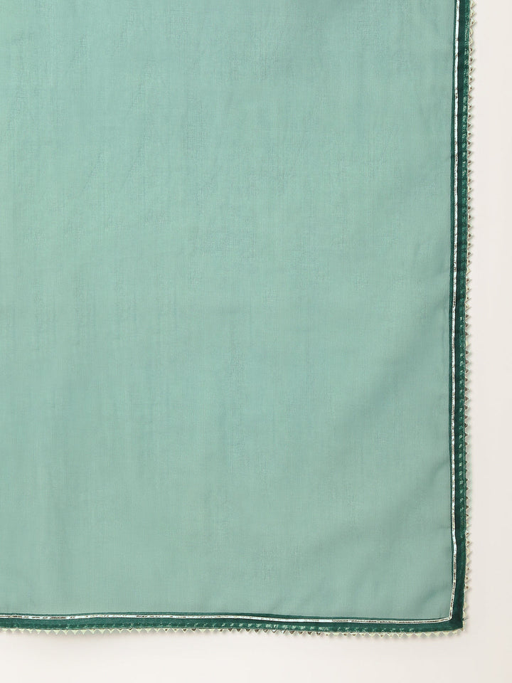 Sea-Green-Chanderi-Embroidered-3-Piece-Kurta-Set