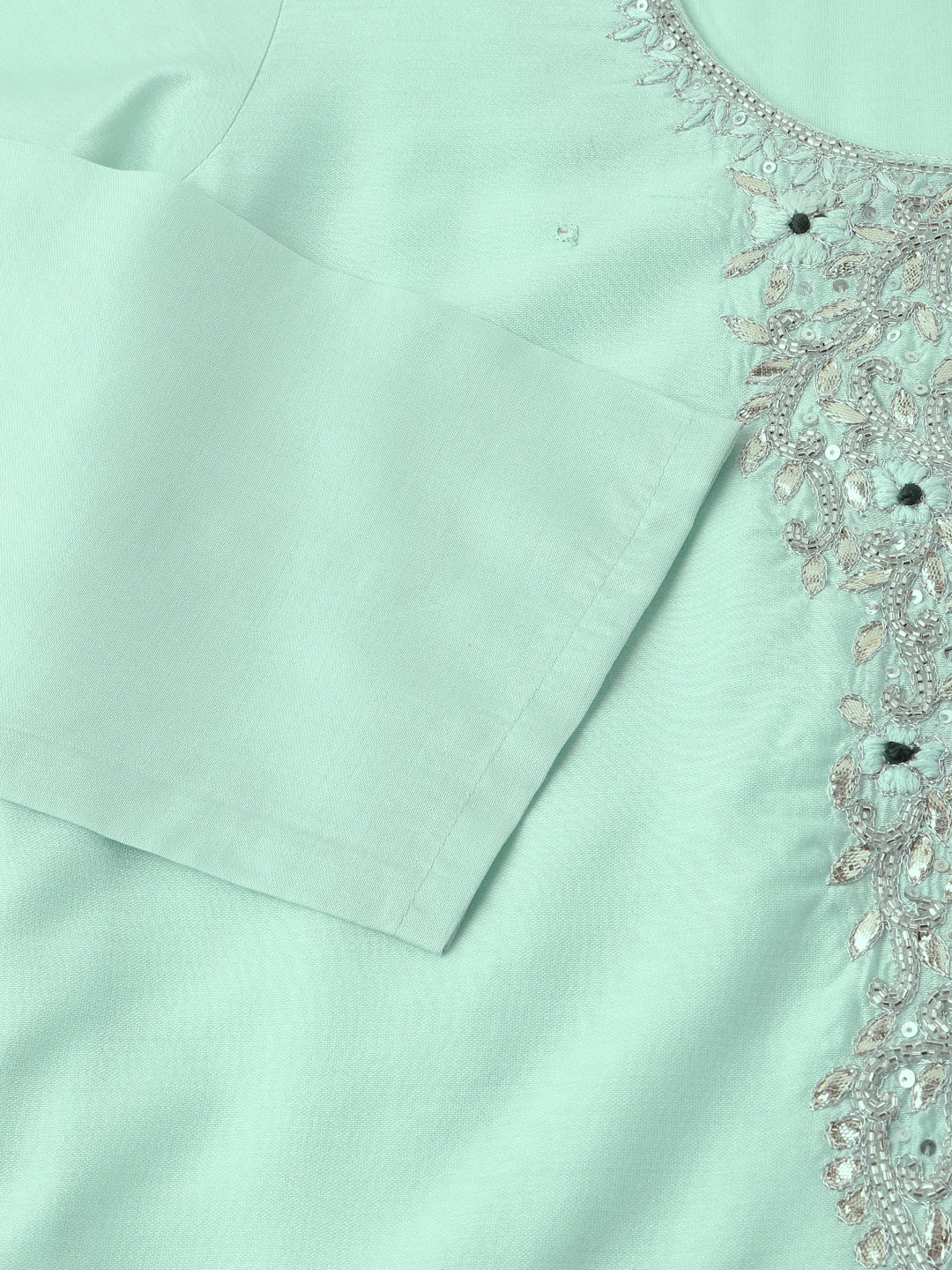 Sea-Green-Chanderi-Embroidered-3-Piece-Kurta-Set