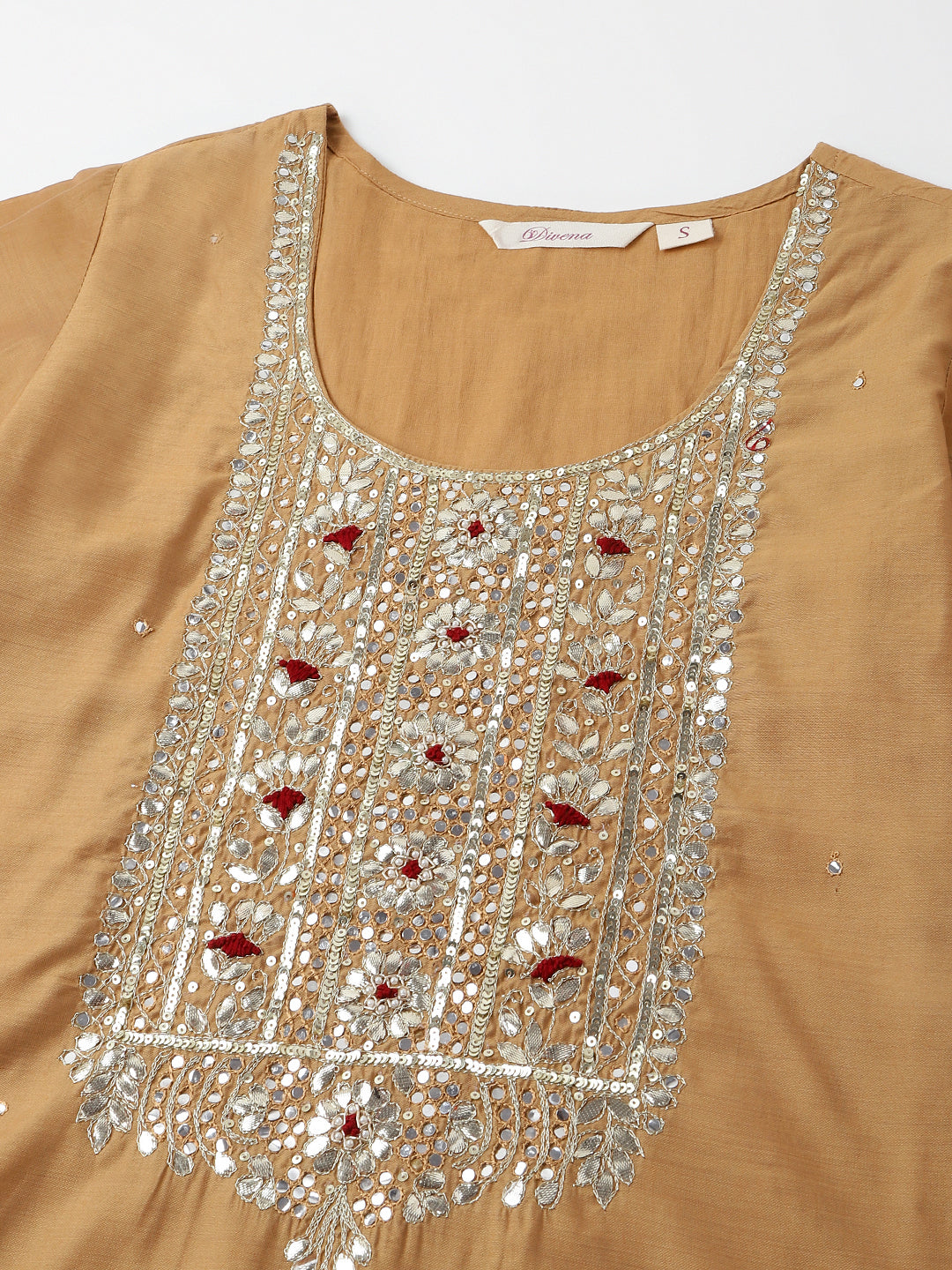 Brown-Chanderi-Embroidered-3-Piece-Kurta-Set