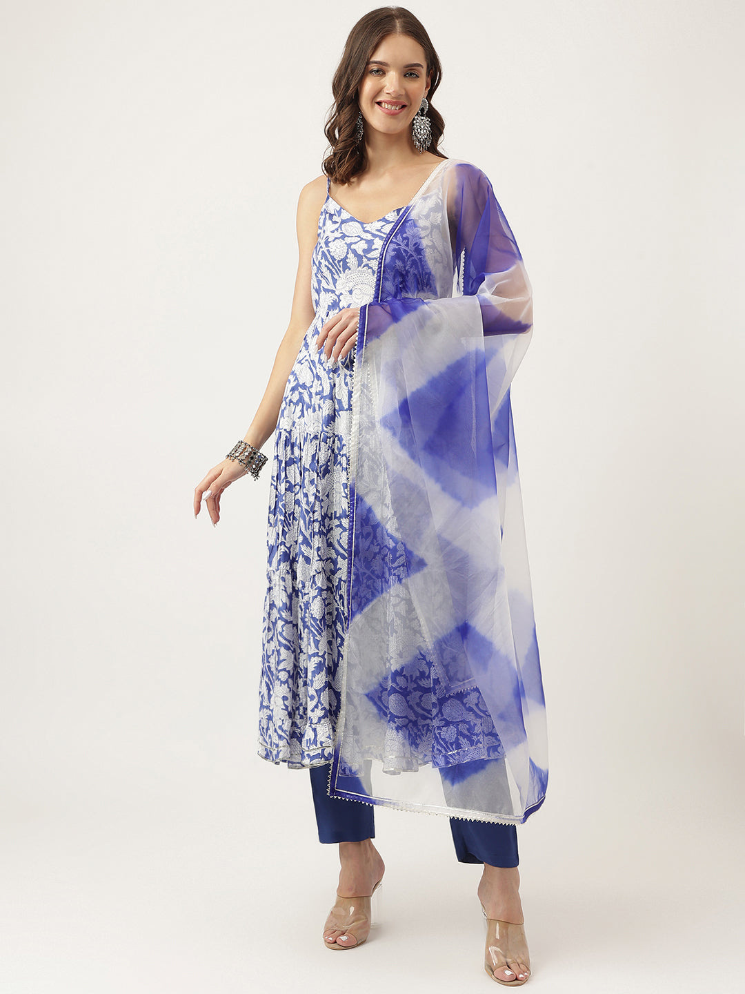 Blue-Muslin-Floral-Printed-3-Piece-Kurta-Set