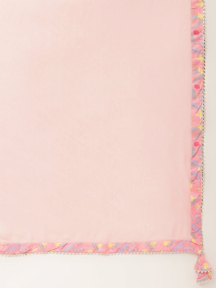 Pink-Cotton-Floral-Print-3-Piece-Kurta-Set