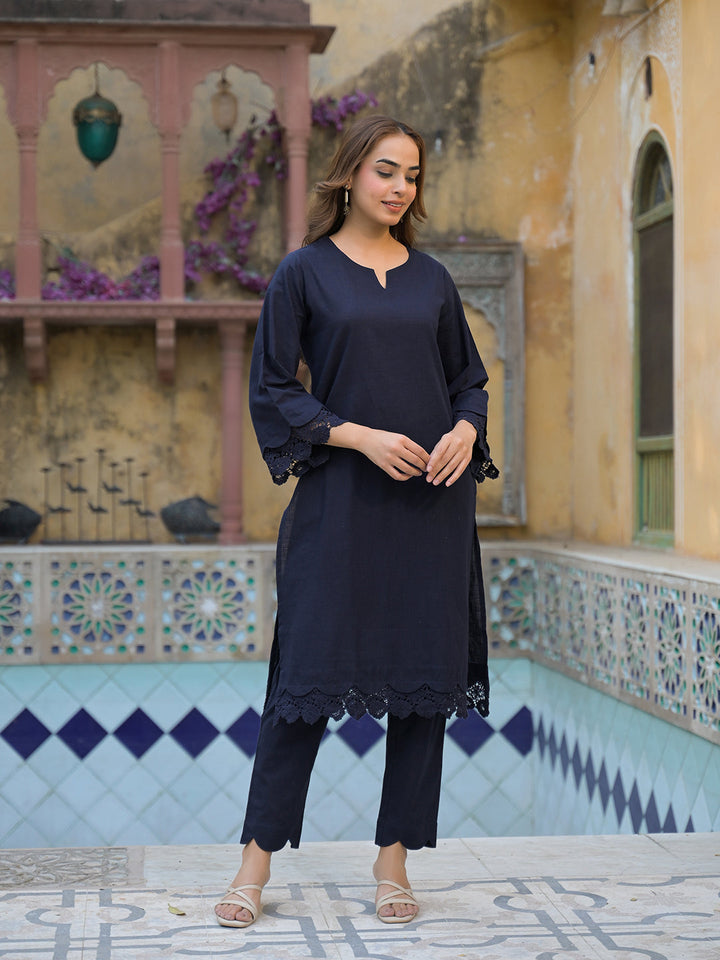 Navy-Blue-Cotton-Straight-Fit-2-Piece-Kurta-Set