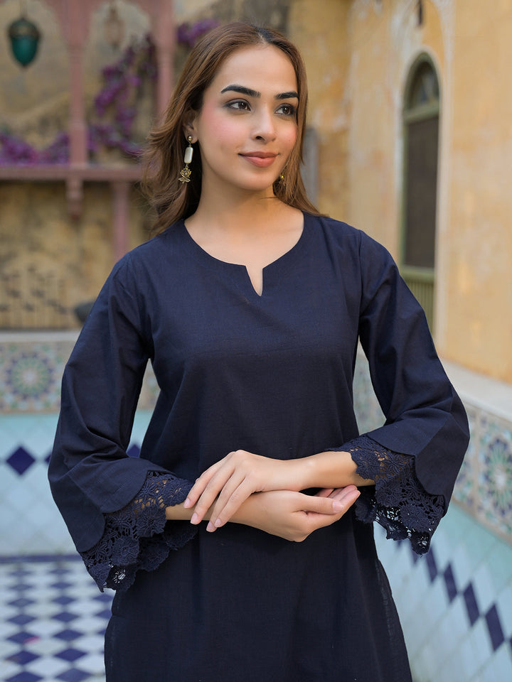 Navy-Blue-Cotton-Straight-Fit-2-Piece-Kurta-Set