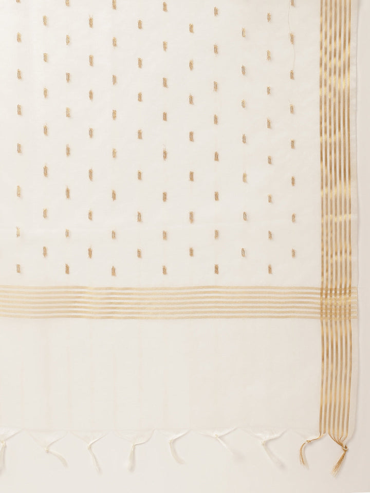 Off-White-Cotton-Buta-Layered-3-Piece-Kurta-Set