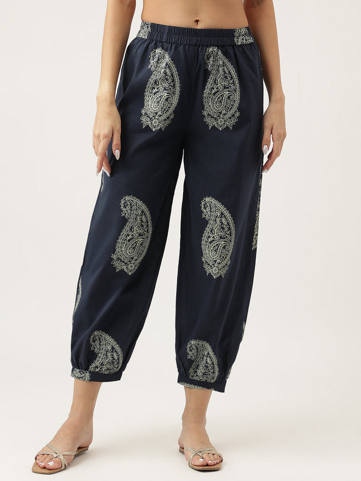 Navy-Cotton-Paisley-Print-Co-Ord-Set