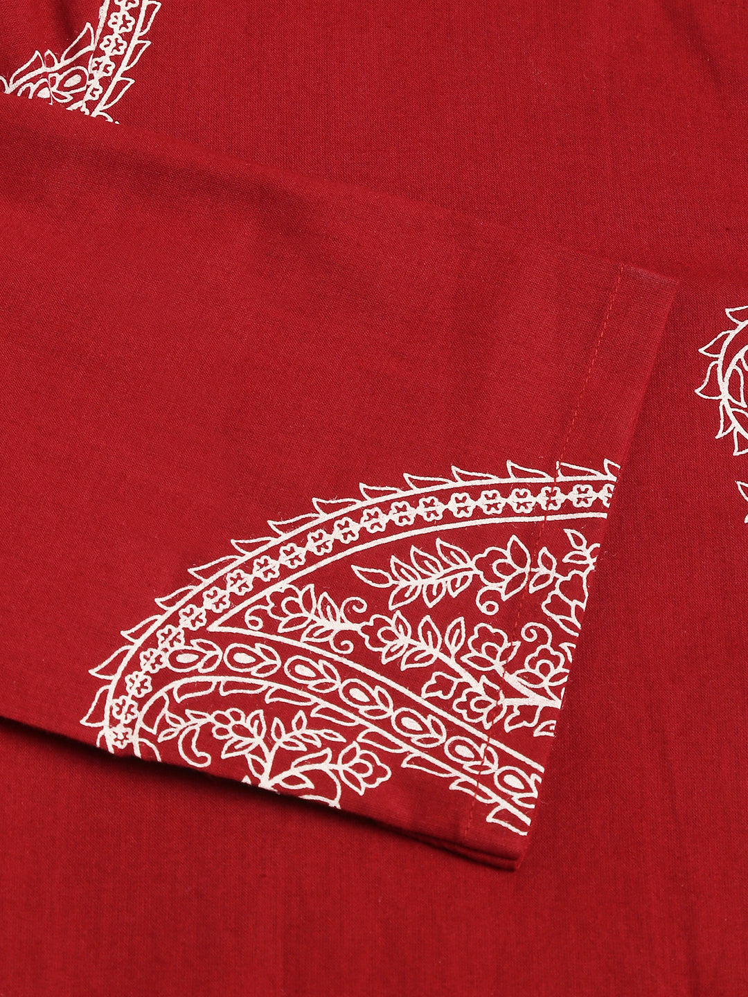 Maroon-Pure-Cotton-Paisley-Print-Co-Ord-Set