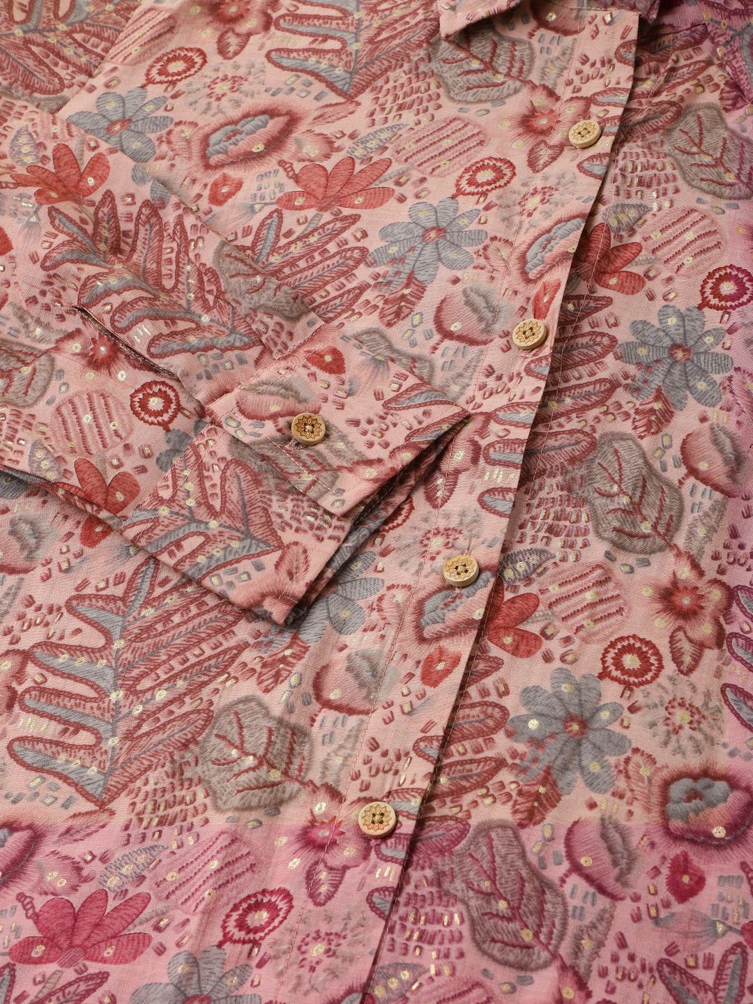 Purple-Chanderi-Foil-Printed-2-Piece-Kurta-Set