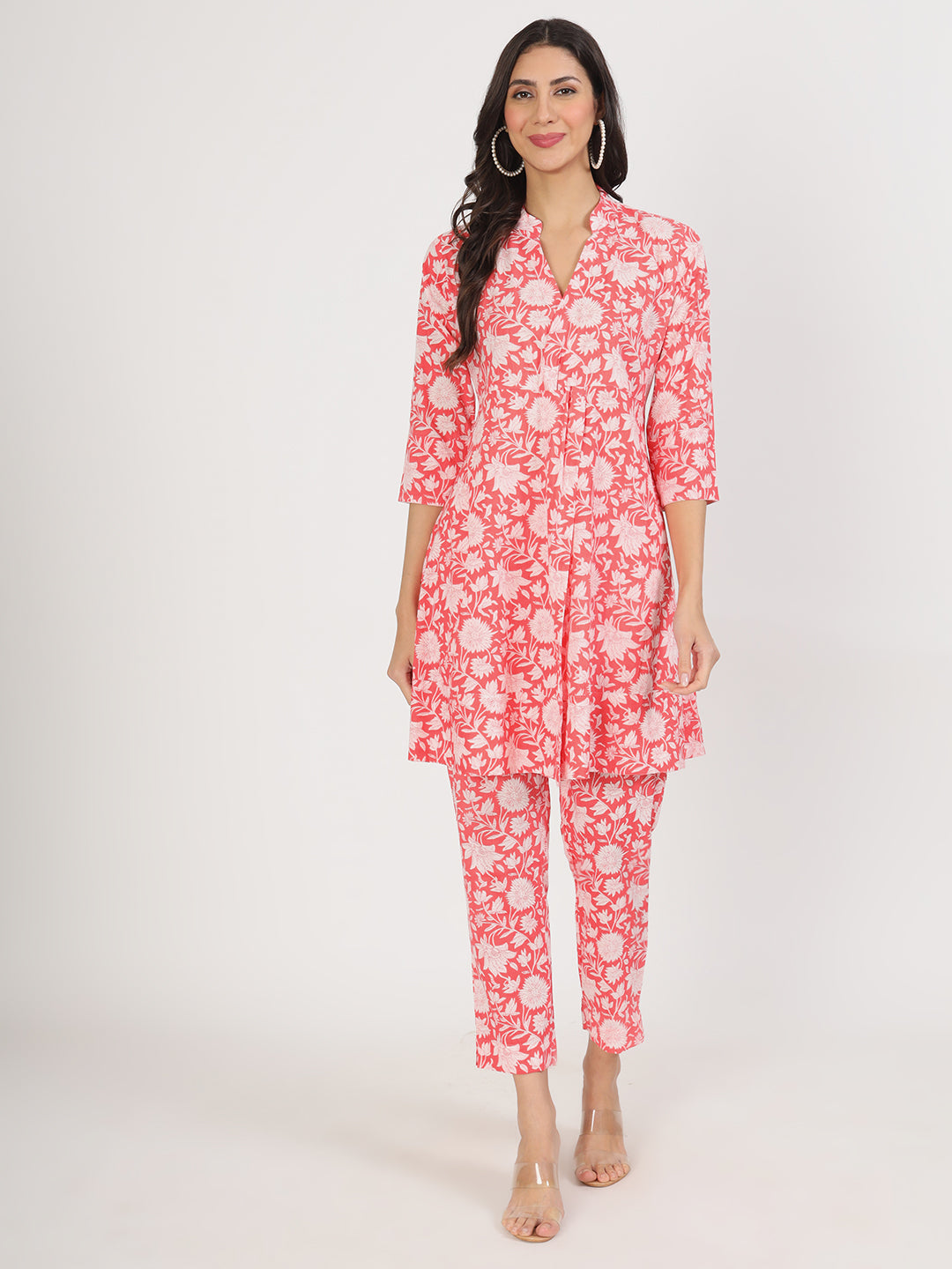 Pink-Cotton-Floral-Printed-Co-Ord-Set