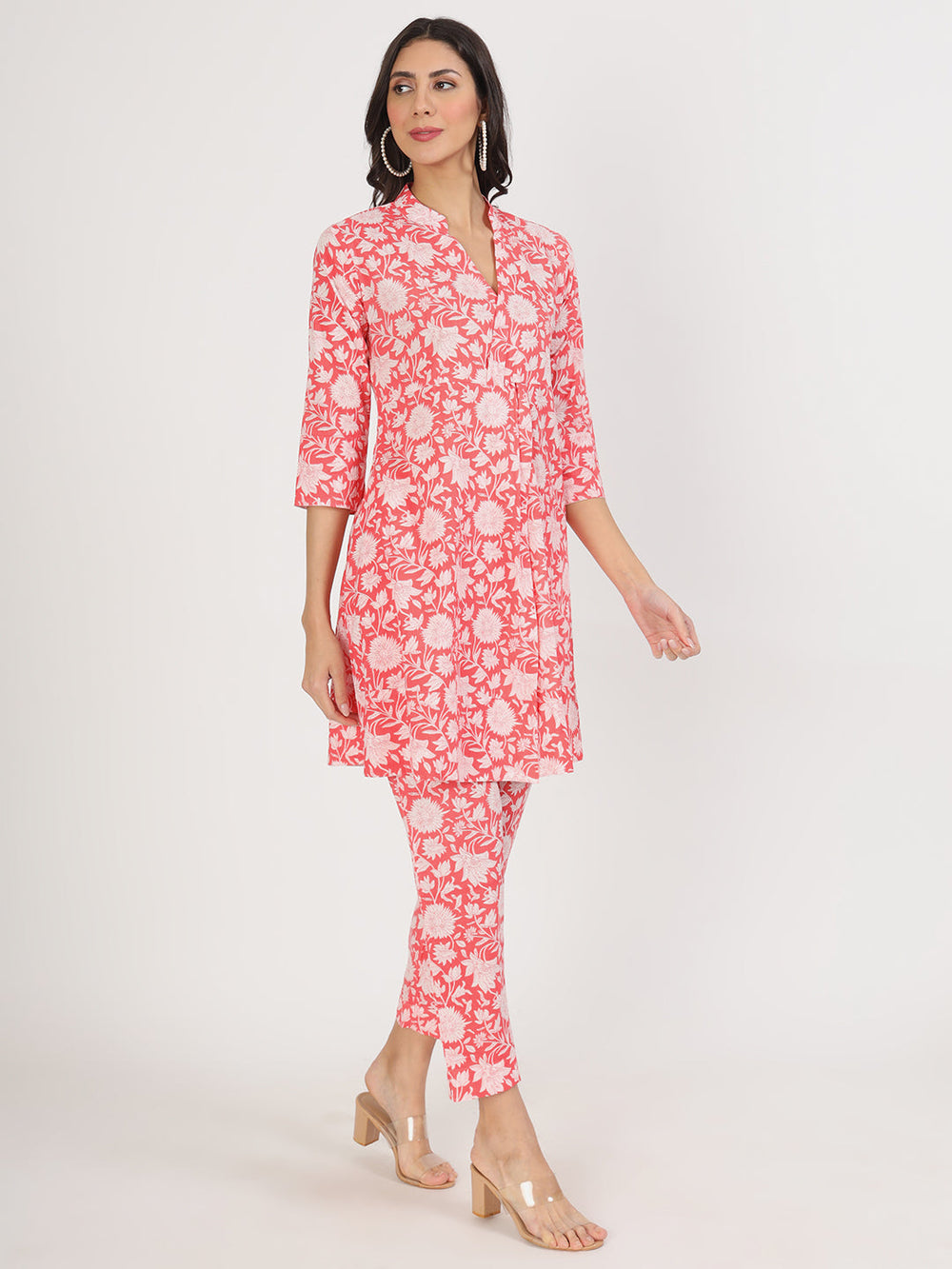 Pink-Cotton-Floral-Printed-Co-Ord-Set