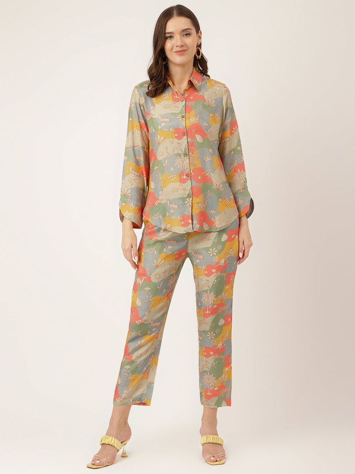 Multicolor-Muslin-Quirky-Print-2-Piece-Kurta-Set