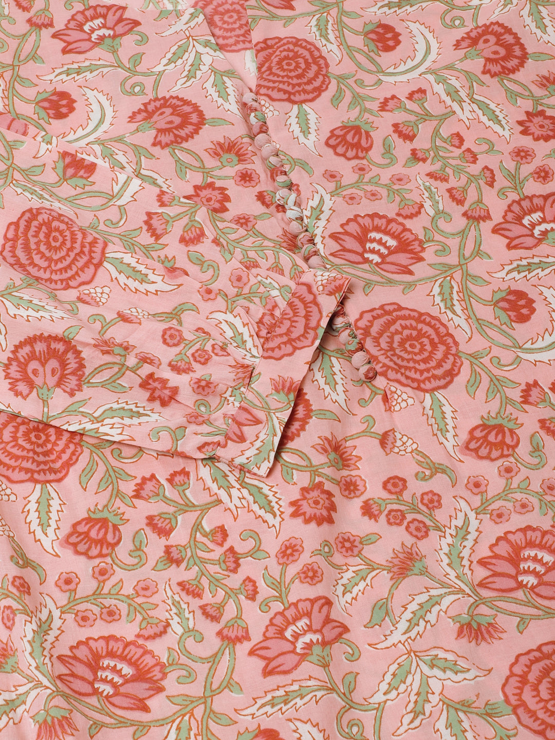 Pink-Cotton-Floral-Print-Co-Ord-Set