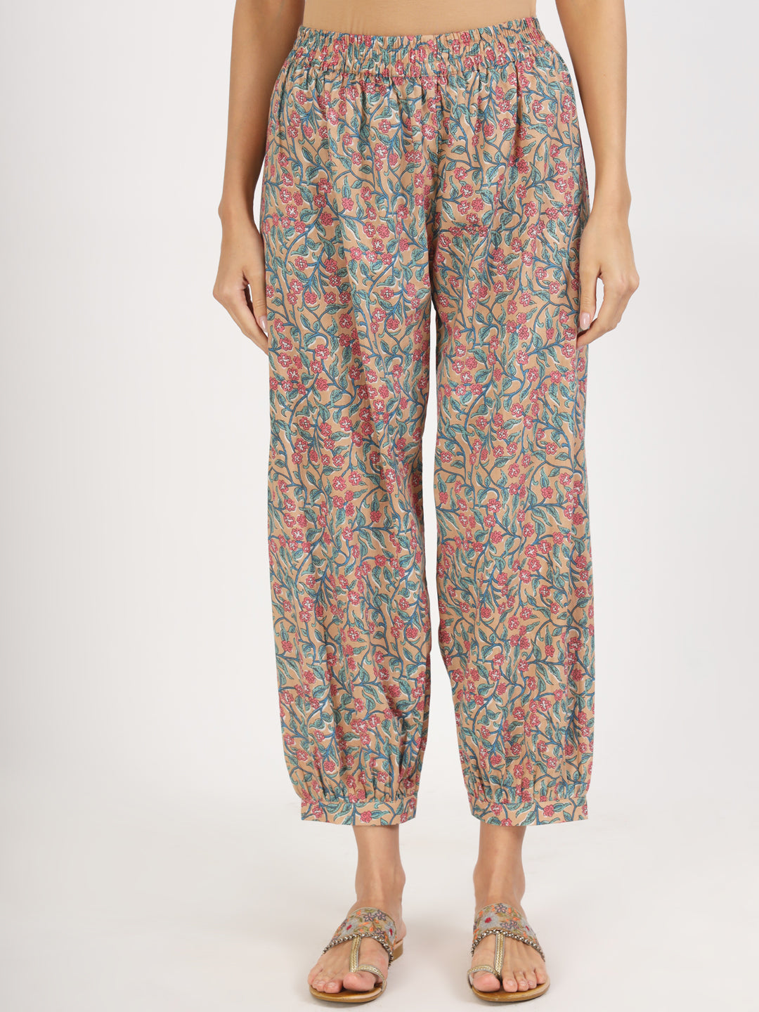 Beige-Cotton-Floral-Printed-Co-Ord-Set