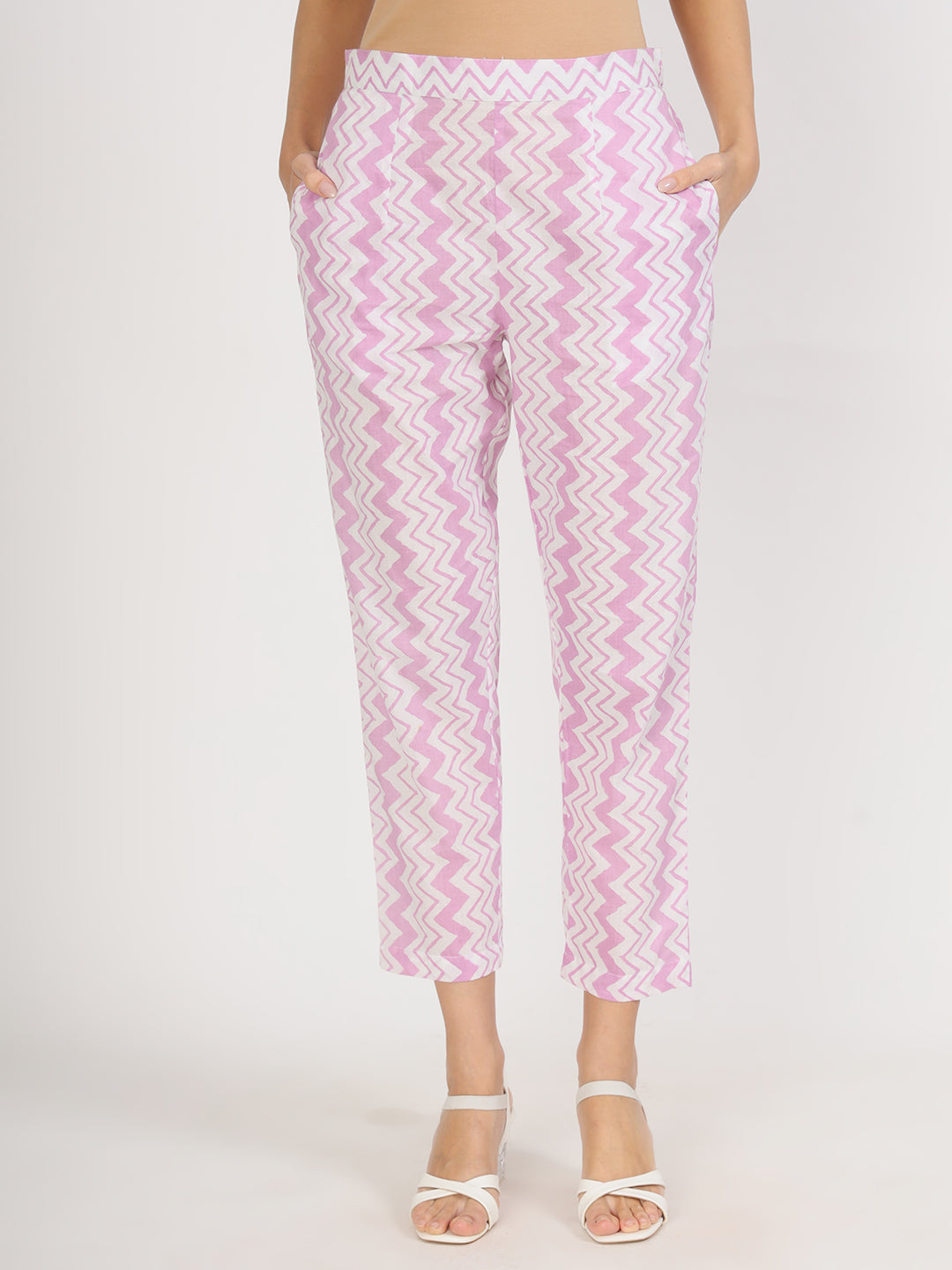 Pink-Cotton-Floral-Print-3-Piece-Kurta-Set