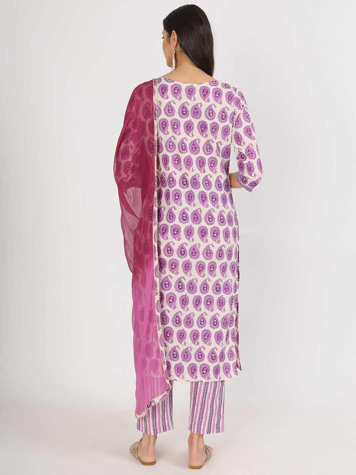 Purple-Cotton-Floral-Printed-Straight-3-Piece-Kurta-Set