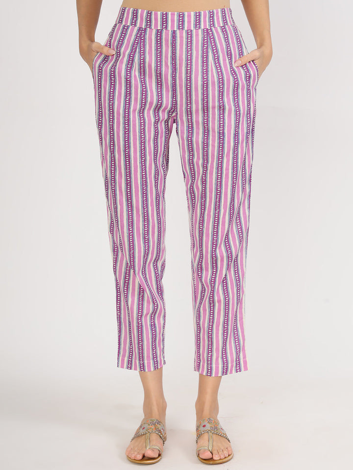 Purple-Cotton-Floral-Printed-Straight-3-Piece-Kurta-Set