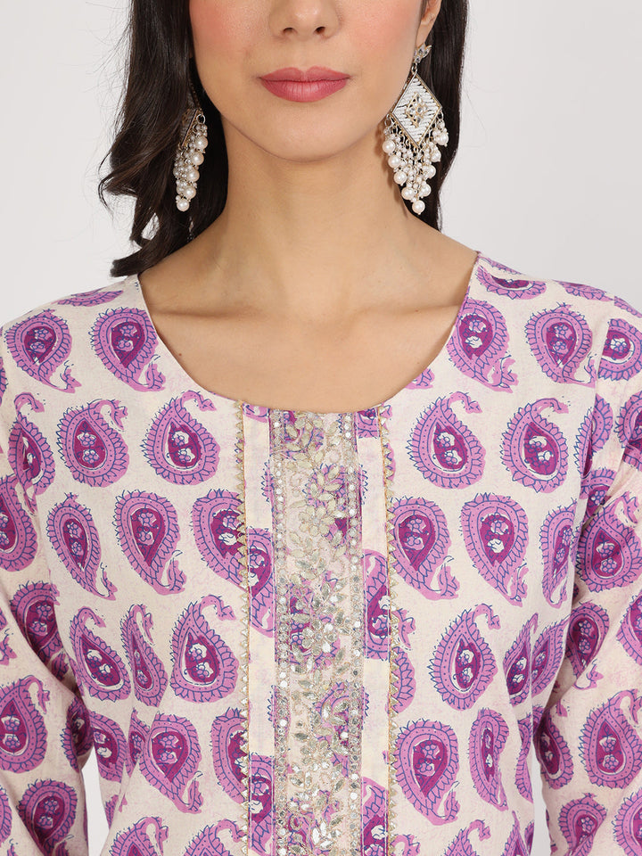 Purple-Cotton-Floral-Printed-Straight-3-Piece-Kurta-Set