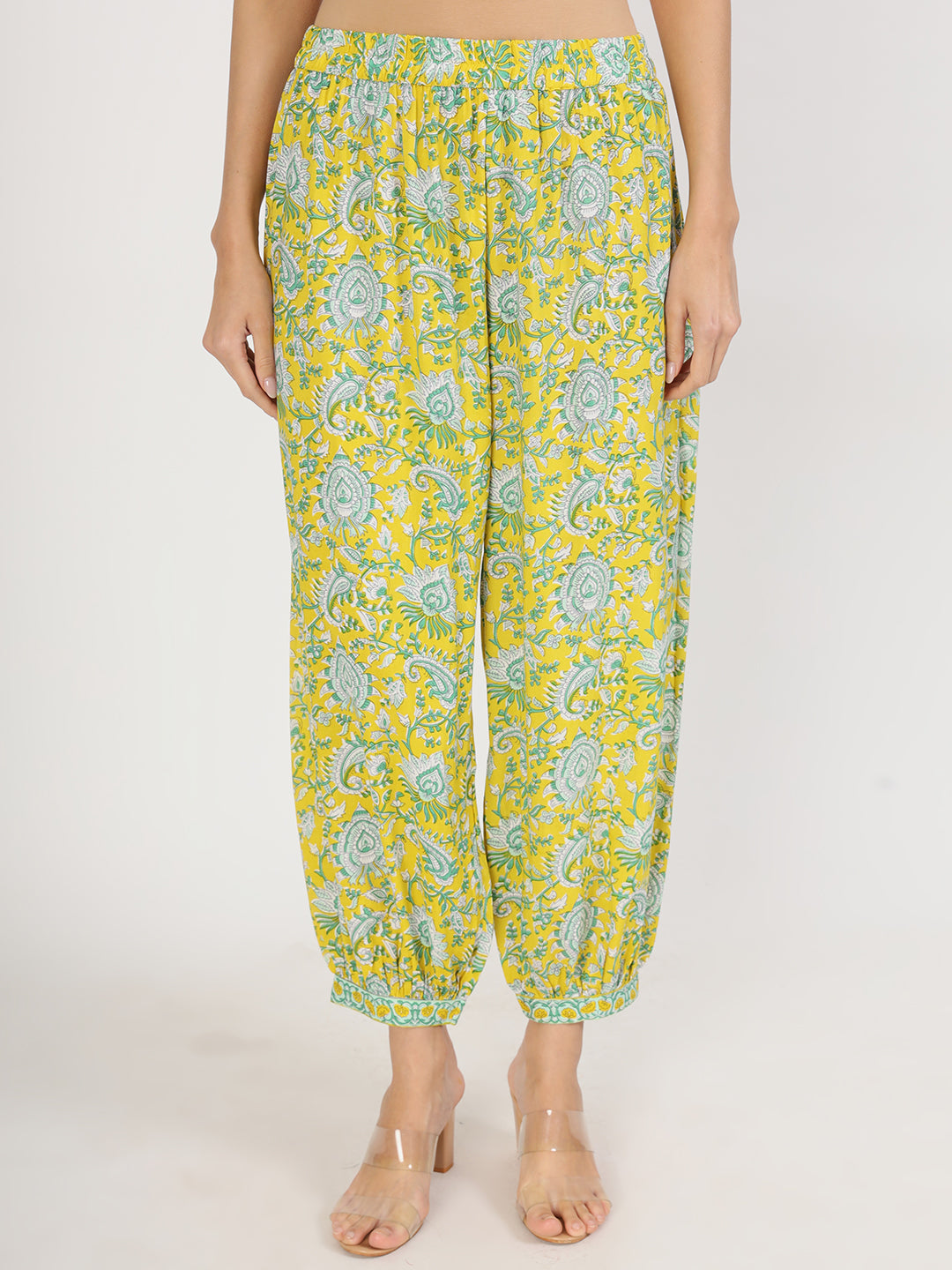 Mustard-Rayon-Floral-Print-Co-Ord-Set