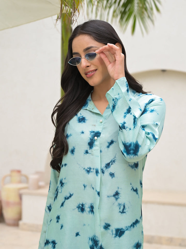 Green-Muslin-2-Piece-Kurta-Set