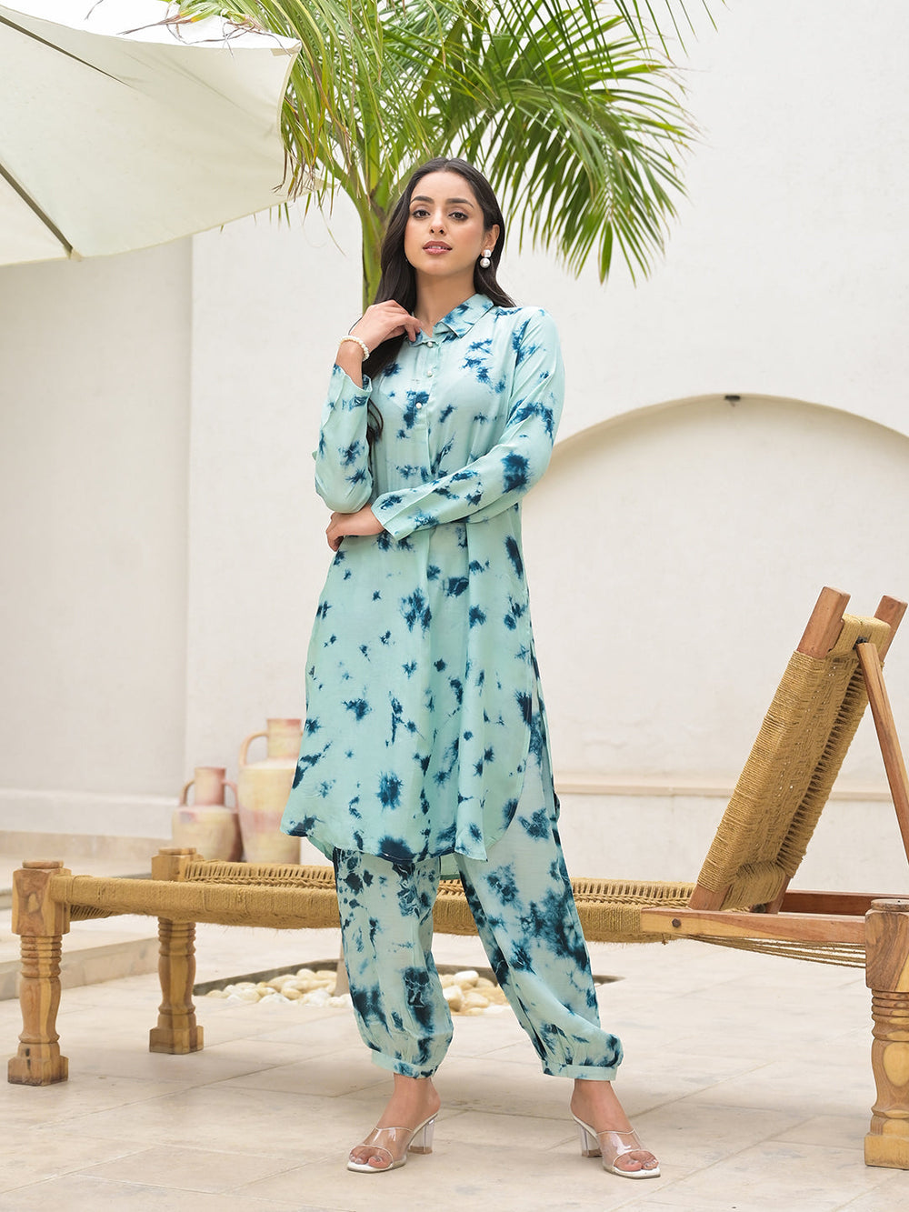 Green-Muslin-2-Piece-Kurta-Set