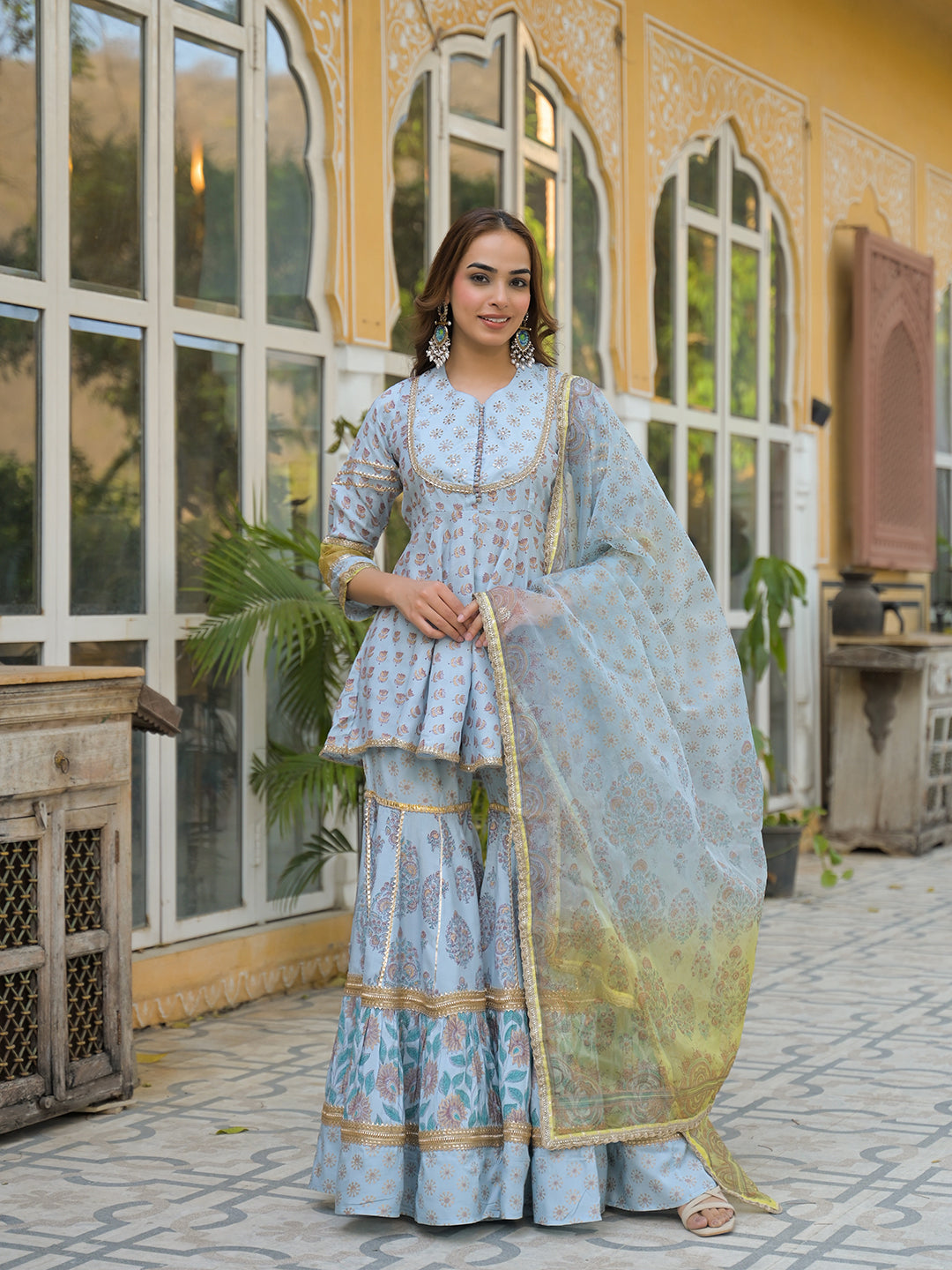Sky-Blue-Muslin-3-Piece-Sharara-Set