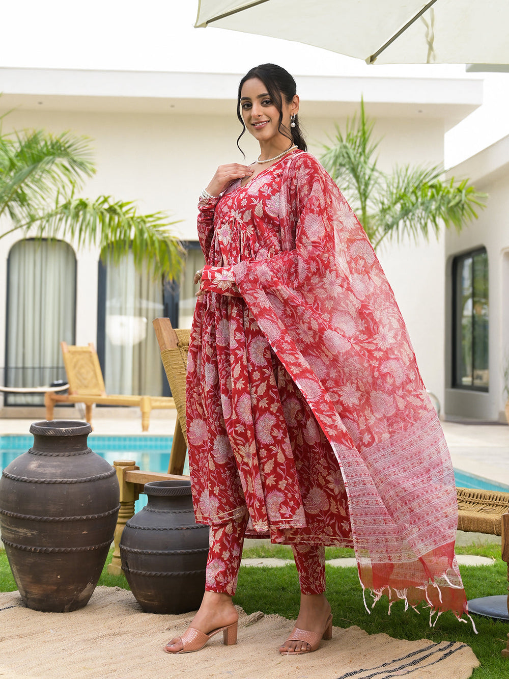 Red-Cotton-Floral-Printed-Alia-Cut-3-Piece-Kurta-Set