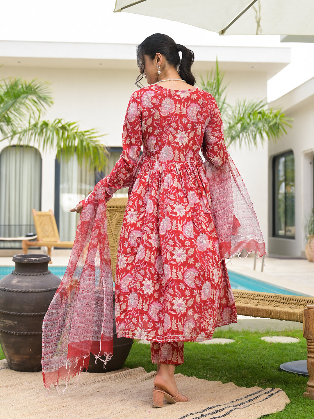 Red-Cotton-Floral-Printed-Alia-Cut-3-Piece-Kurta-Set